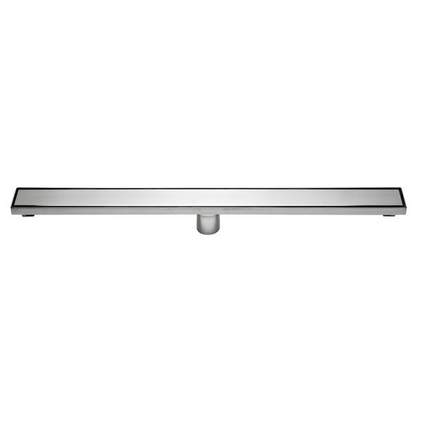 Alfi Brand 32" Modern Polished SS Linear Shower Drain W/ Solid Cover ABLD32B-PSS